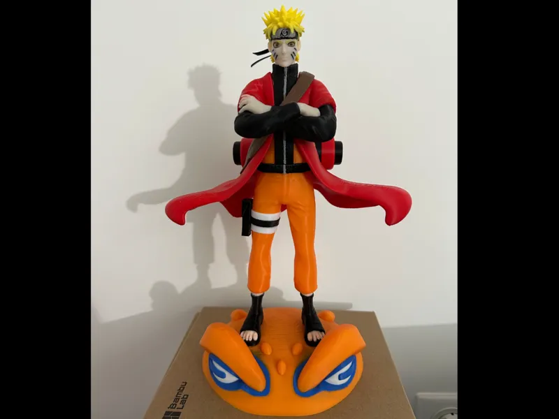 Naruto Sennin Sage mode with Gamakichi