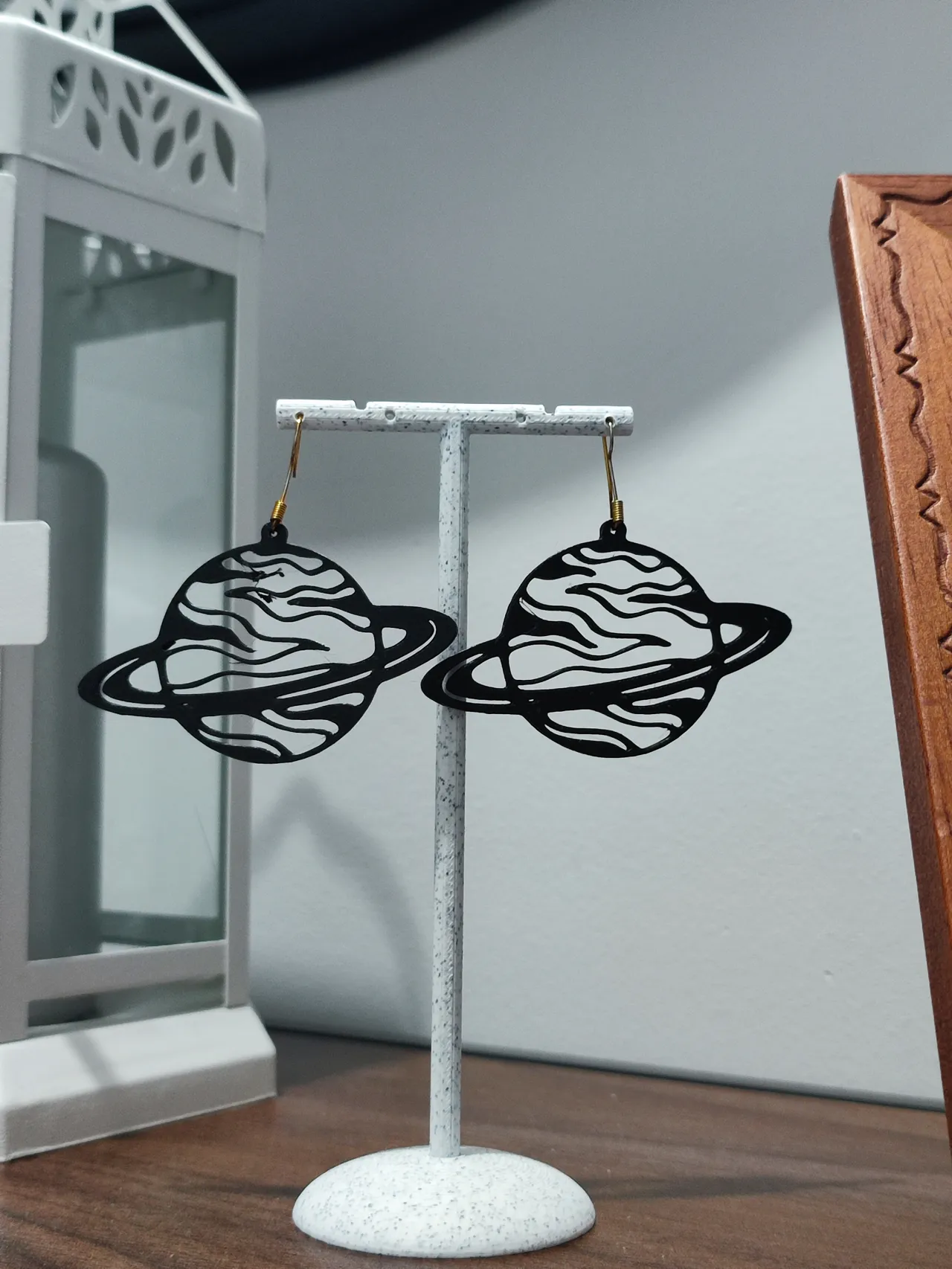 Aretes Anillos de Saturno view 3