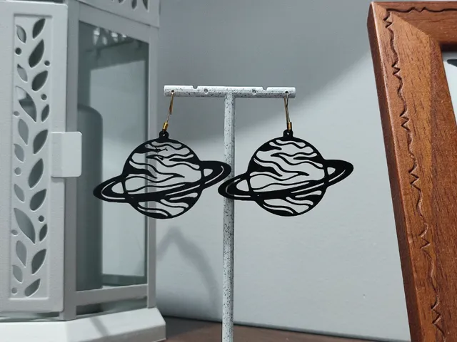 Aretes Anillos de Saturno