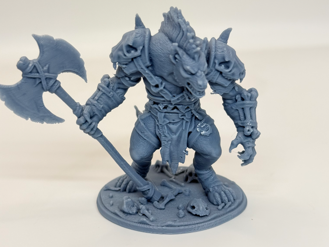 D&D Gnoll Warlord - Savage Orc/Hyena Boss Mini