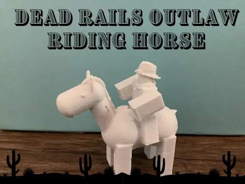 Dead Rails Outlaw riding a horse