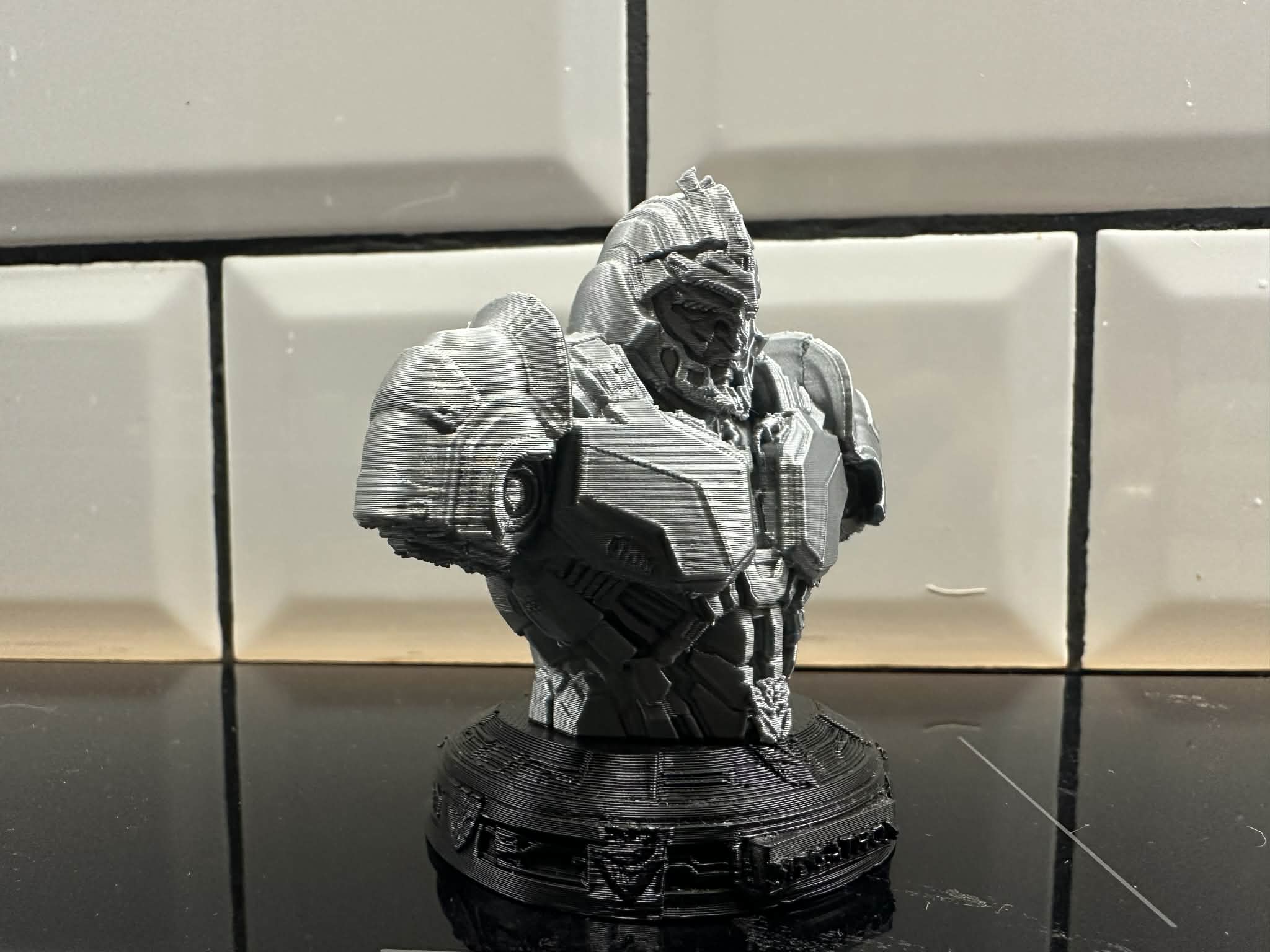 Megatron Büste hochdetailliertes Modell | Ausstellungsfigur ...