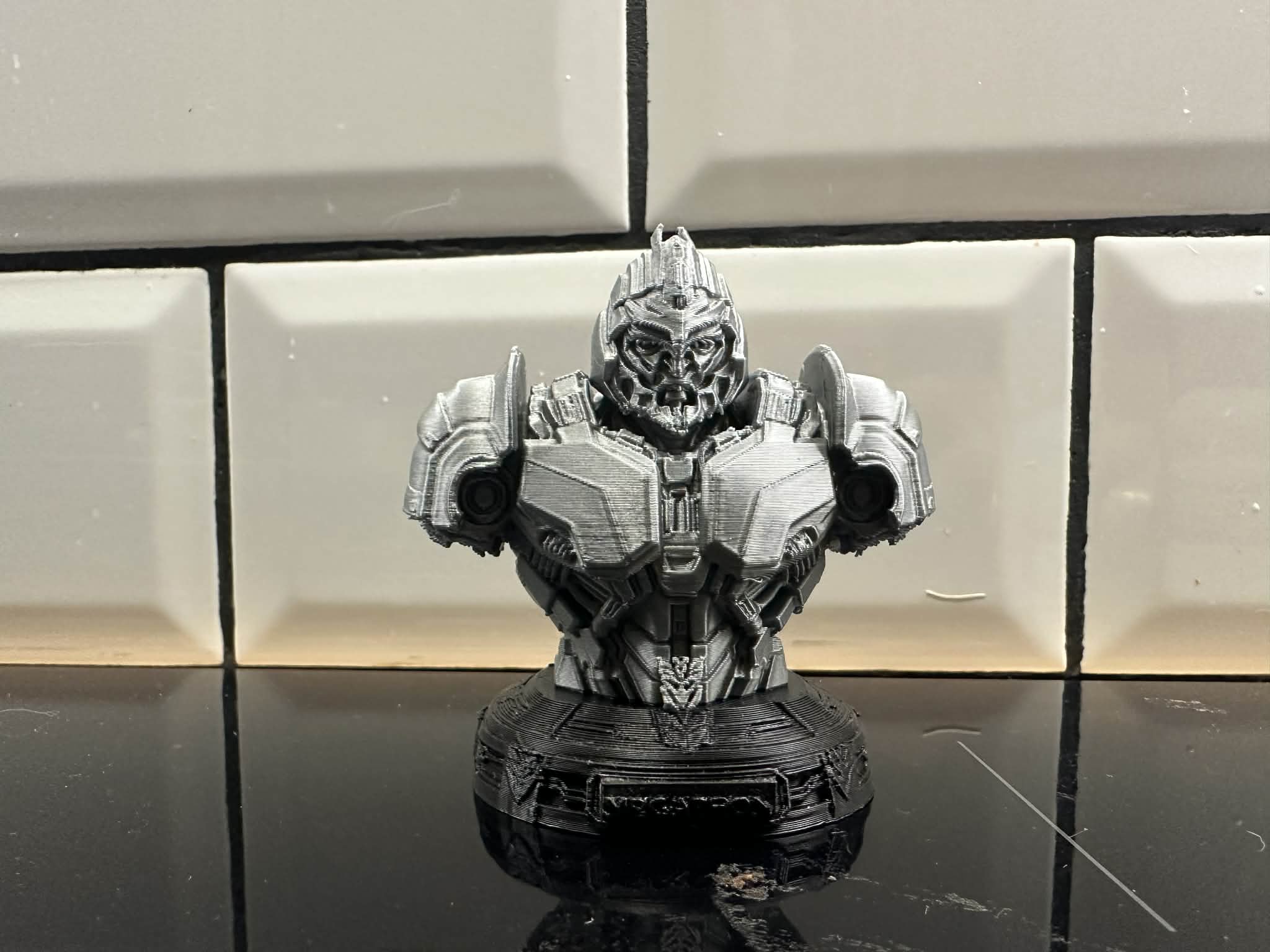 Megatron Büste hochdetailliertes Modell | Ausstellungsfigur ...