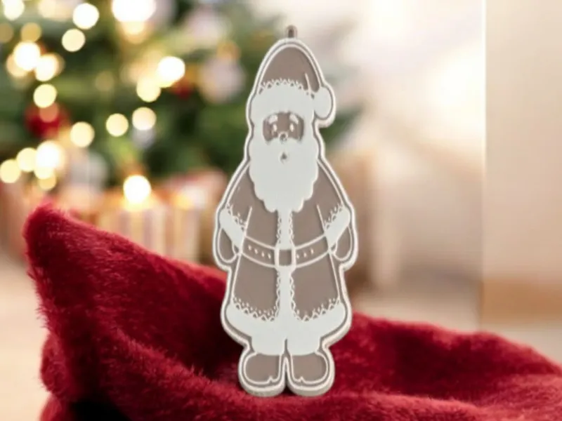 Adorno Santa Claus de Jengibre