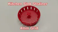 Kitchen Sink Strainer 4mm Grid