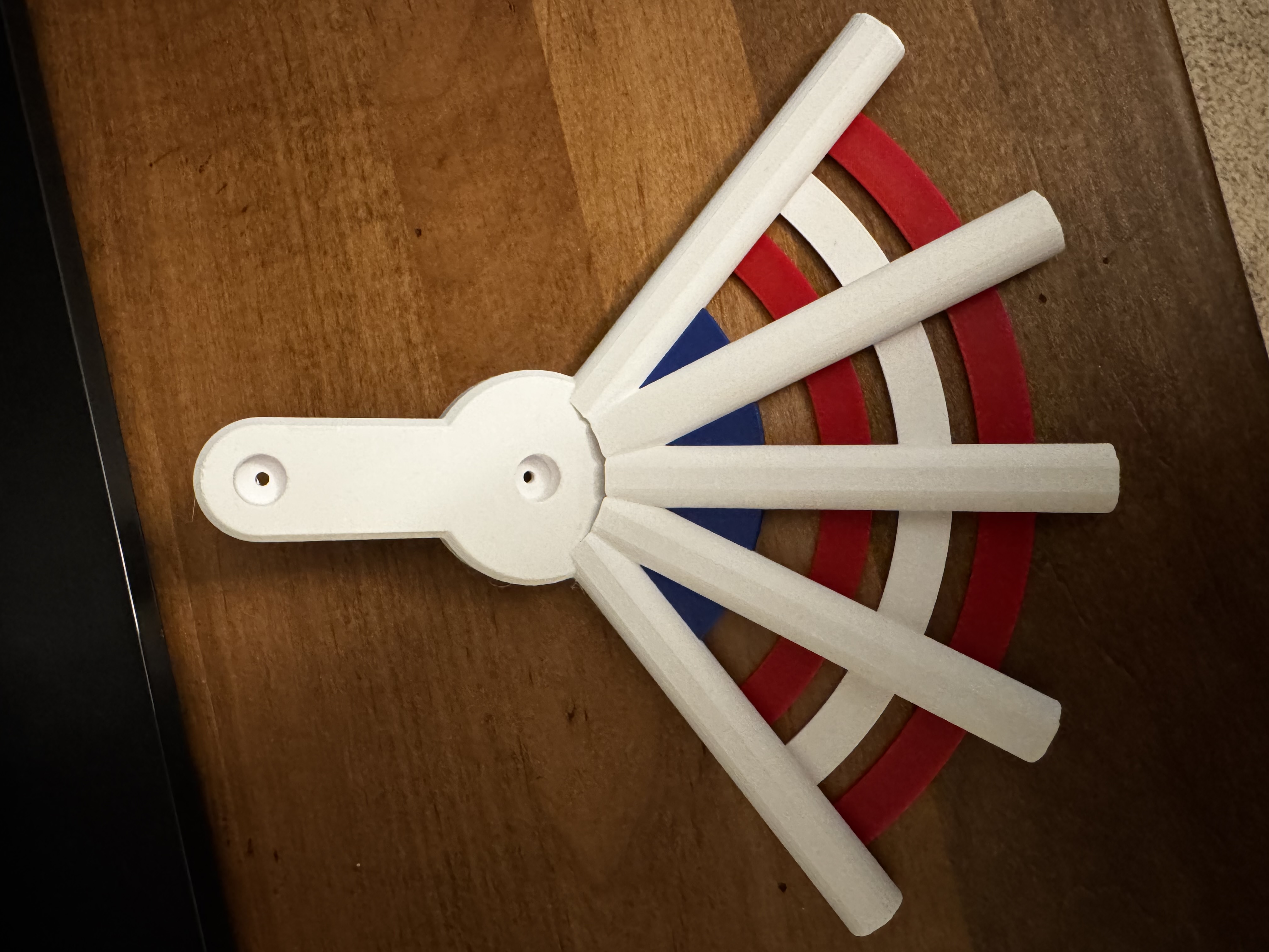 Miniatura 2 do modelo 3D multi-flag holder