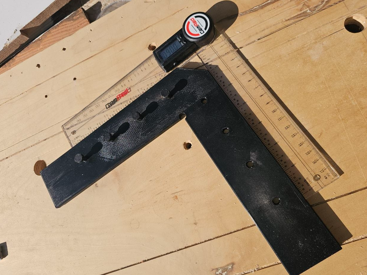 90° Layout Square with Marking Pins