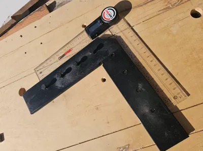 90° Layout Square with Marking Pins