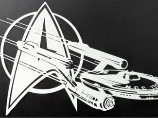 Star Trek Enterprise NCC-1701 PC case art