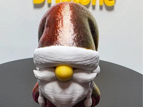 Charming Christmas Gnome Bust