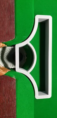 Gabarit de poche centrale de billard snooker (norme WPBSA) — photo 1
