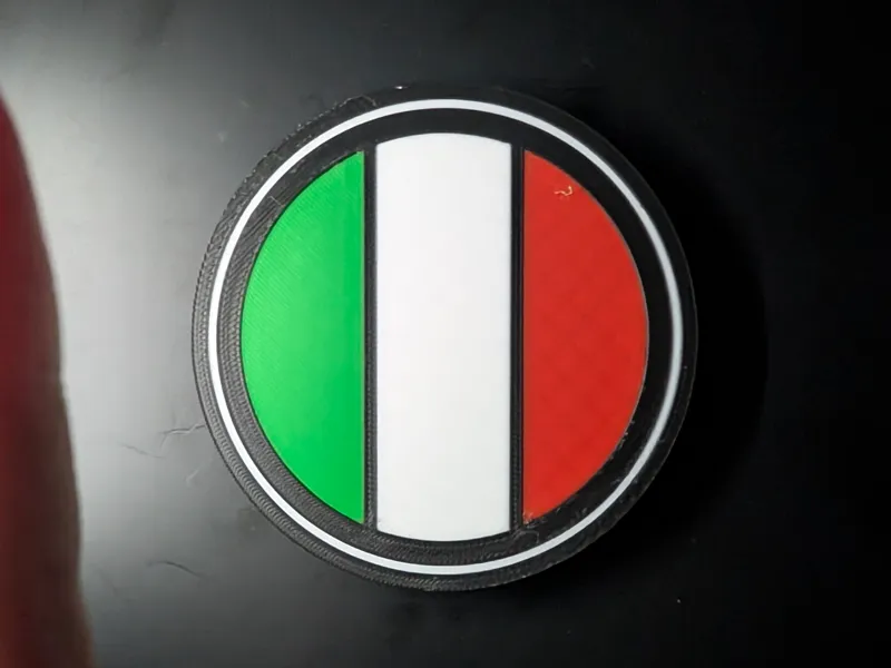 Italian Flag Drink Coaster