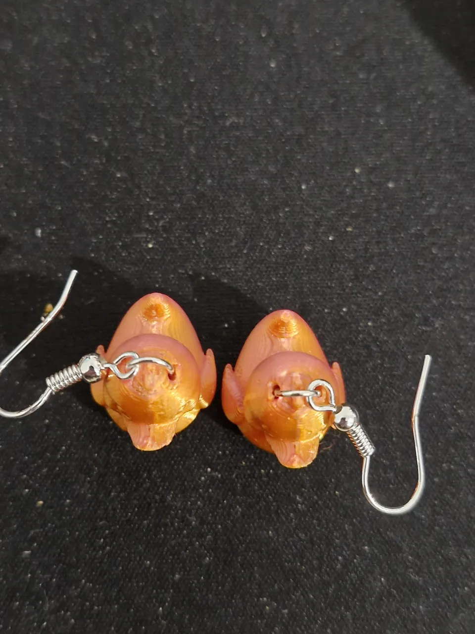 cute rubber duck earrings view 3