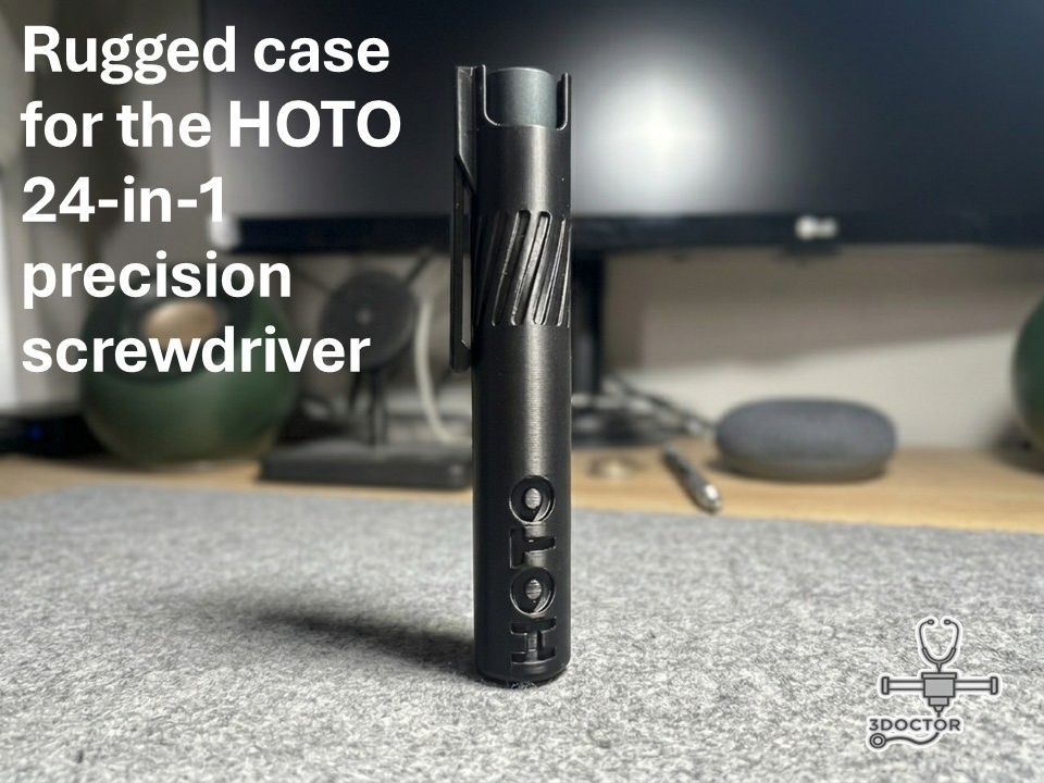 Rugged case for HOTO 24-in-1 precision screwdriver