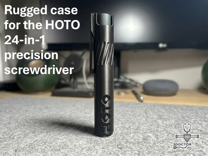 Rugged case for HOTO 24-in-1 precision screwdriver
