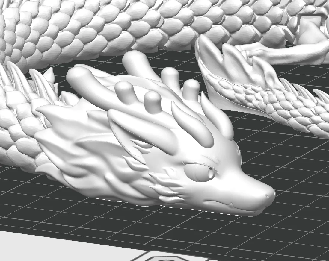 Miniatura 2 do modelo 3D 有兽焉-巴赫龙君 全彩可动铰链龙