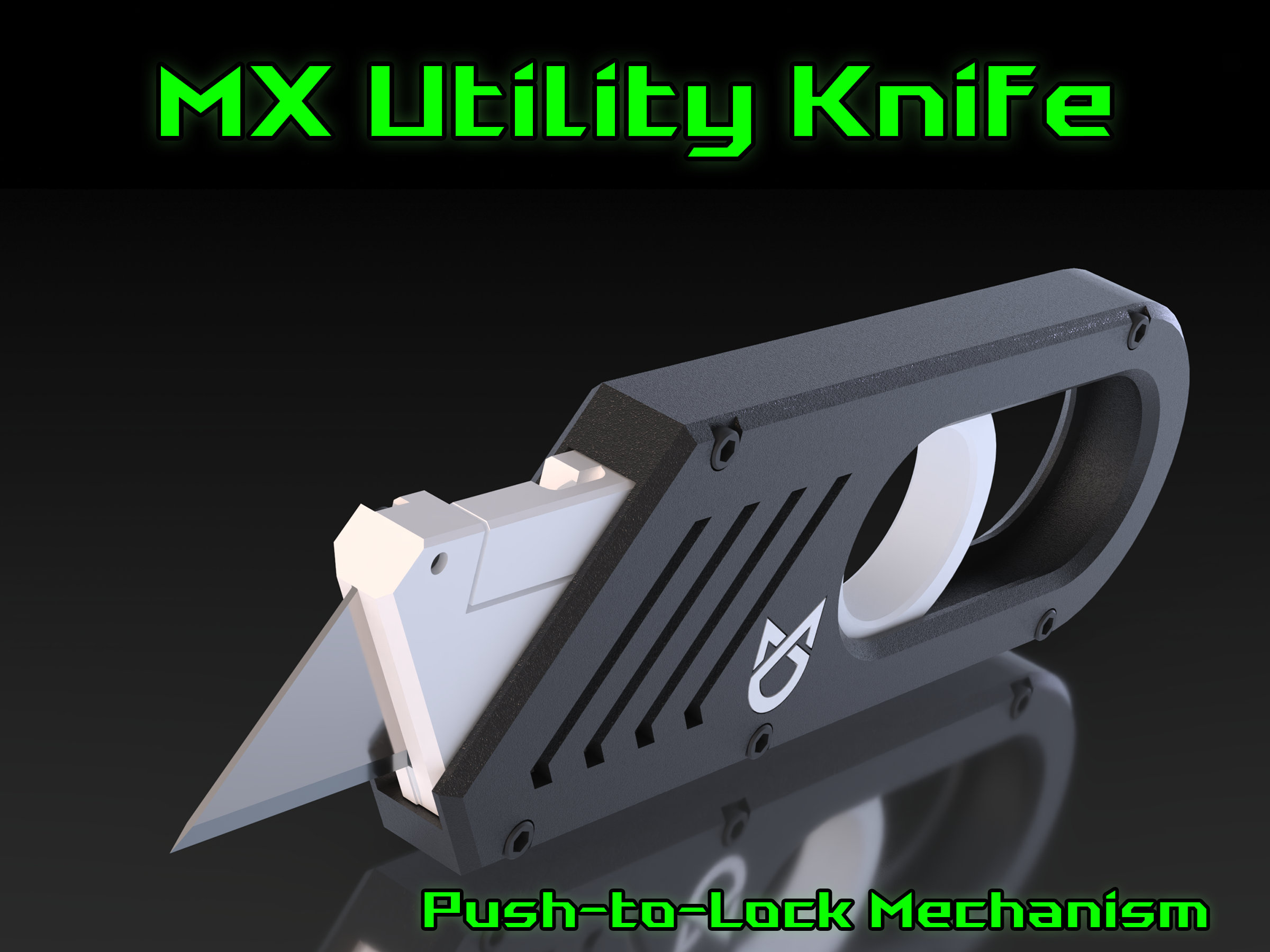 Miniatura 3 do modelo 3D MX Utility Knife