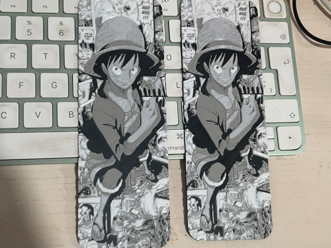 Marcapaginas Luffy one piece