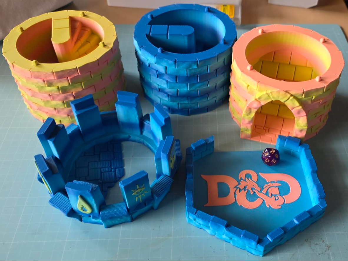 Dice Tower modular medieval