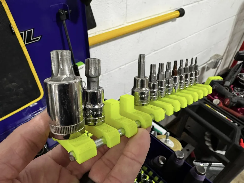 Modular socket organizer system (double) - Free 3D Print Model - MakerWorld