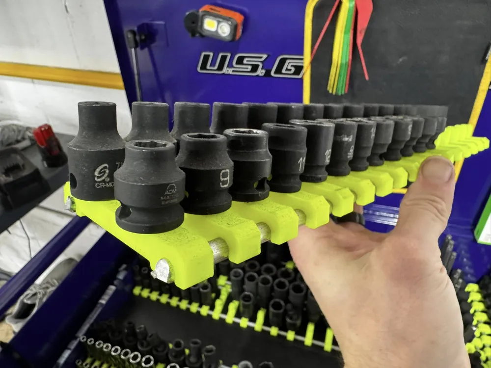 Modular socket organizer system (double) - Free 3D Print Model - MakerWorld