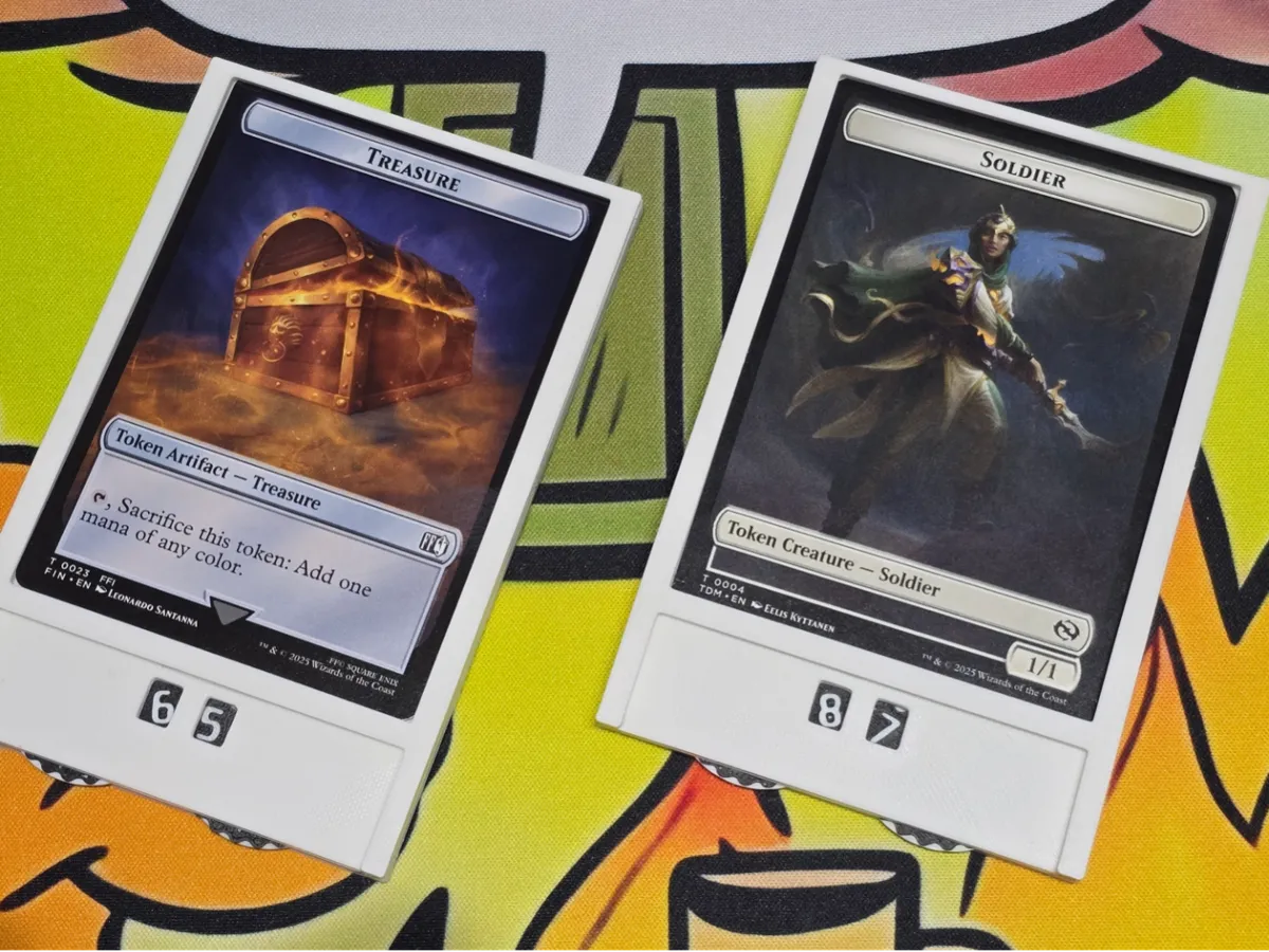 MTG Token Holder and Counter Full Card Display by user 3137589143