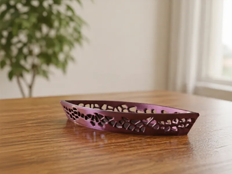 Voronoi Mesh Oval Tray - Decorative Organizer