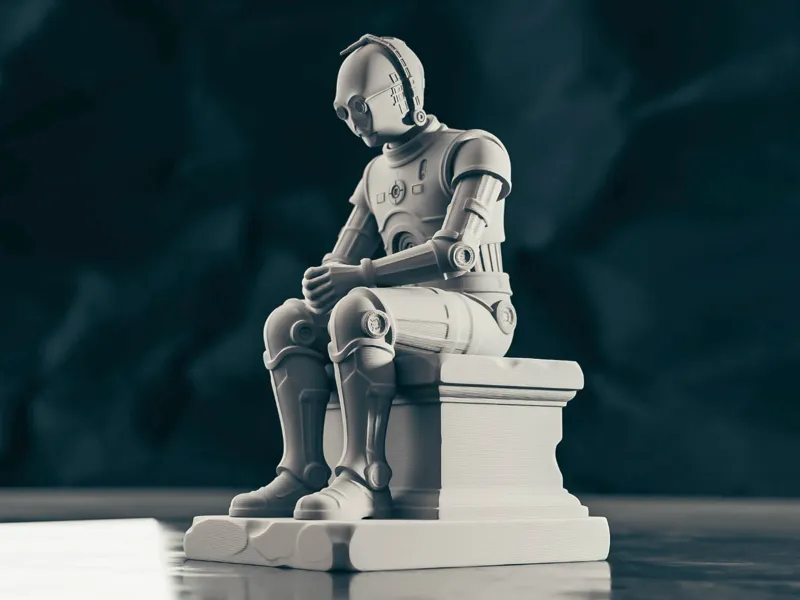 C3PO - Contemplation Statue