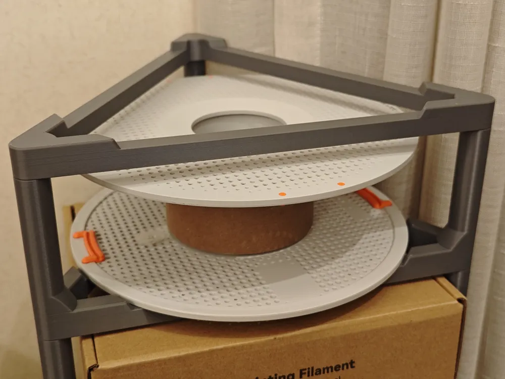 Filament (Spool) Stackable Rack - Free 3D Print Model - MakerWorld