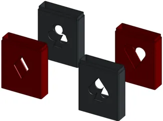 54 Card Deck Holder