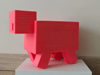 Tirelire cochon Minecraft