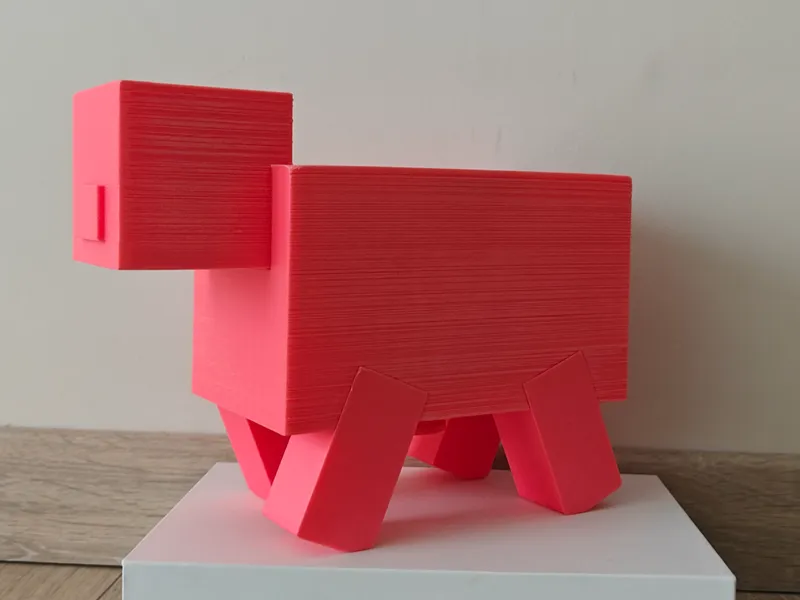 Tirelire cochon Minecraft