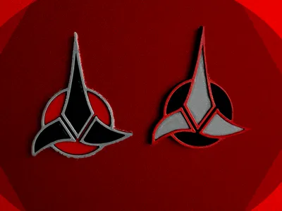 Klingon Emblem multicolor piece