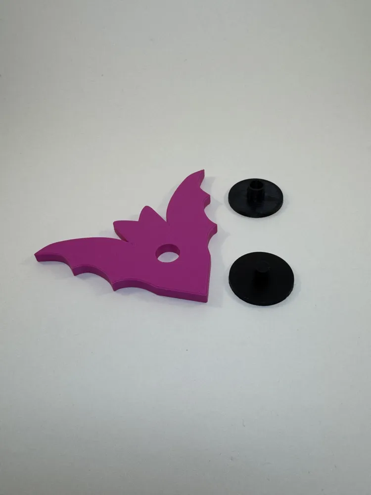 Bat Fidget Spinner - Free 3D Print Model - MakerWorld