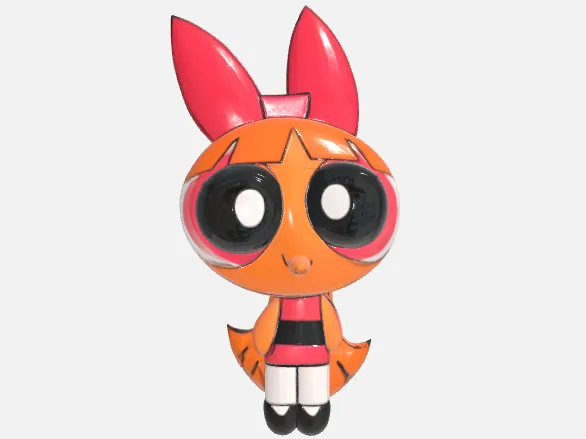 Cute Superhero Girl - powerpuff girl