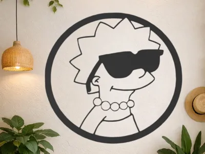 Lisa Silhouette with sunglasses