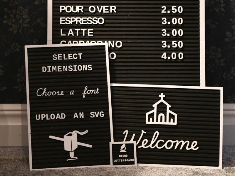 Letter Board and sign board Maker
