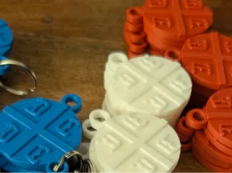 Serbian Crest Keychain