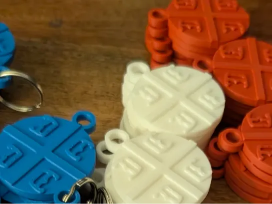 Serbian Crest Keychain