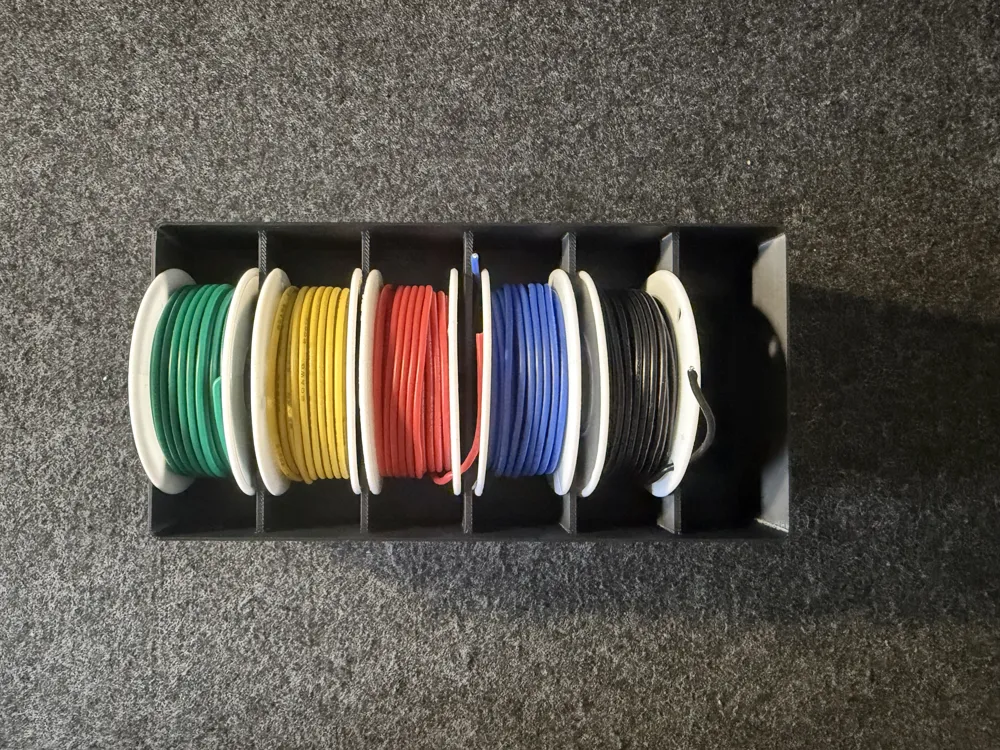 Gridfinity Wire Spool Holder 24mm x 62mm - Free 3D Print Model - MakerWorld