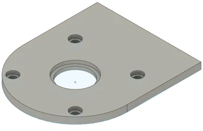 Dewalt Router Base for Harbor Freight Collets