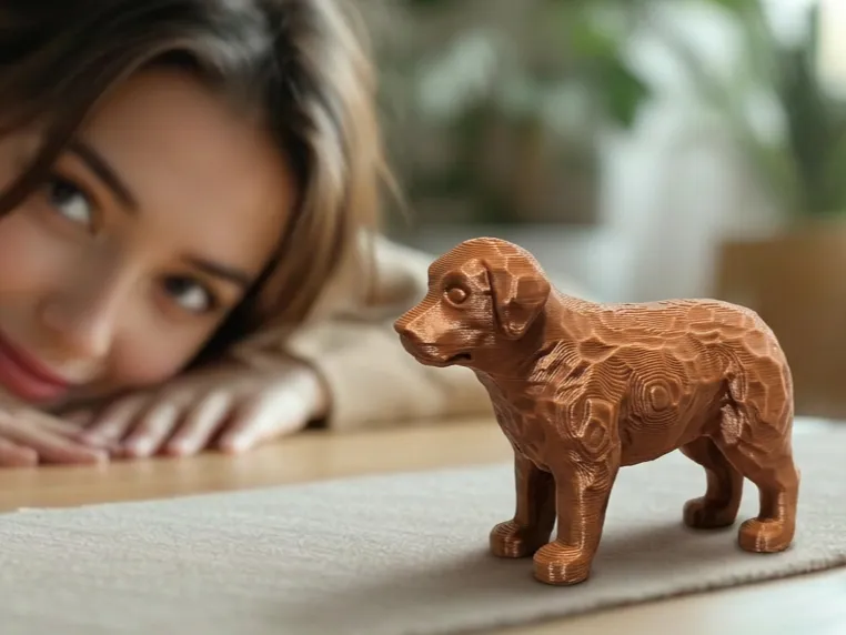 Dog - Carved