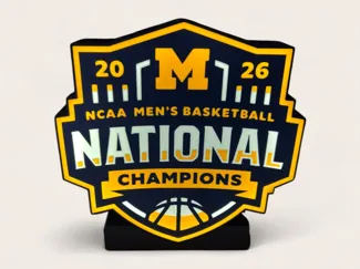 U of M Basketball Championship Light Box