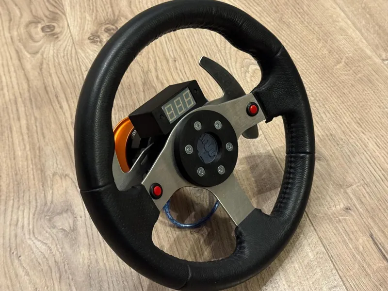 G25 Wheel w shifters to DD base with display