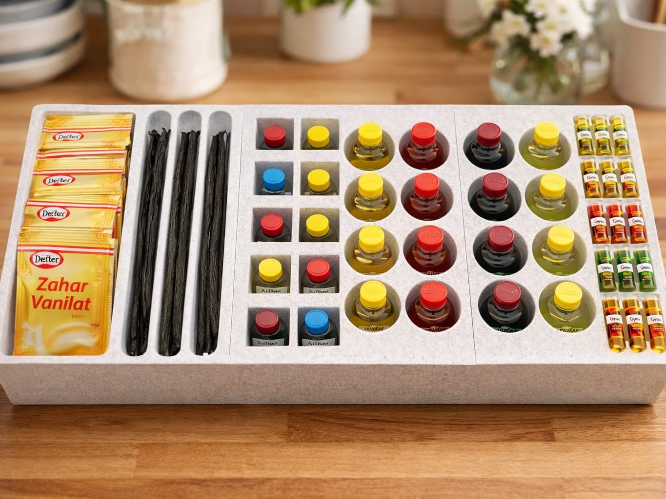 Modular Baking Essence Organizer