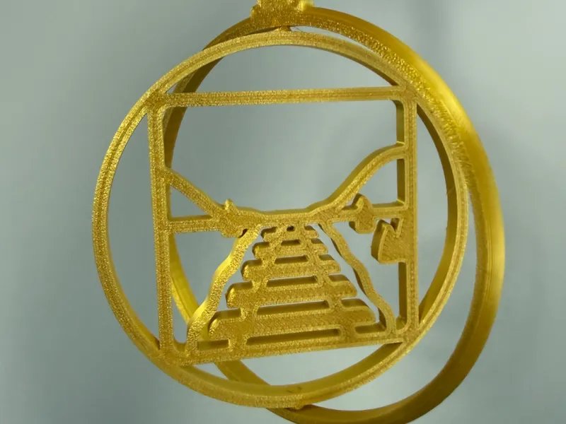 Train Track Spinning Decoration