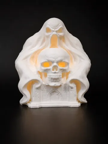 Adorno temático: Creepy Ghost Halloween LED Decoration — vista de referencia 2