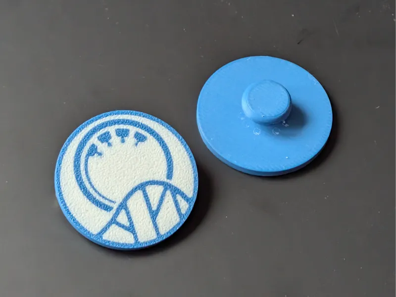 Rollercoaster Croc Charm & Pin Button