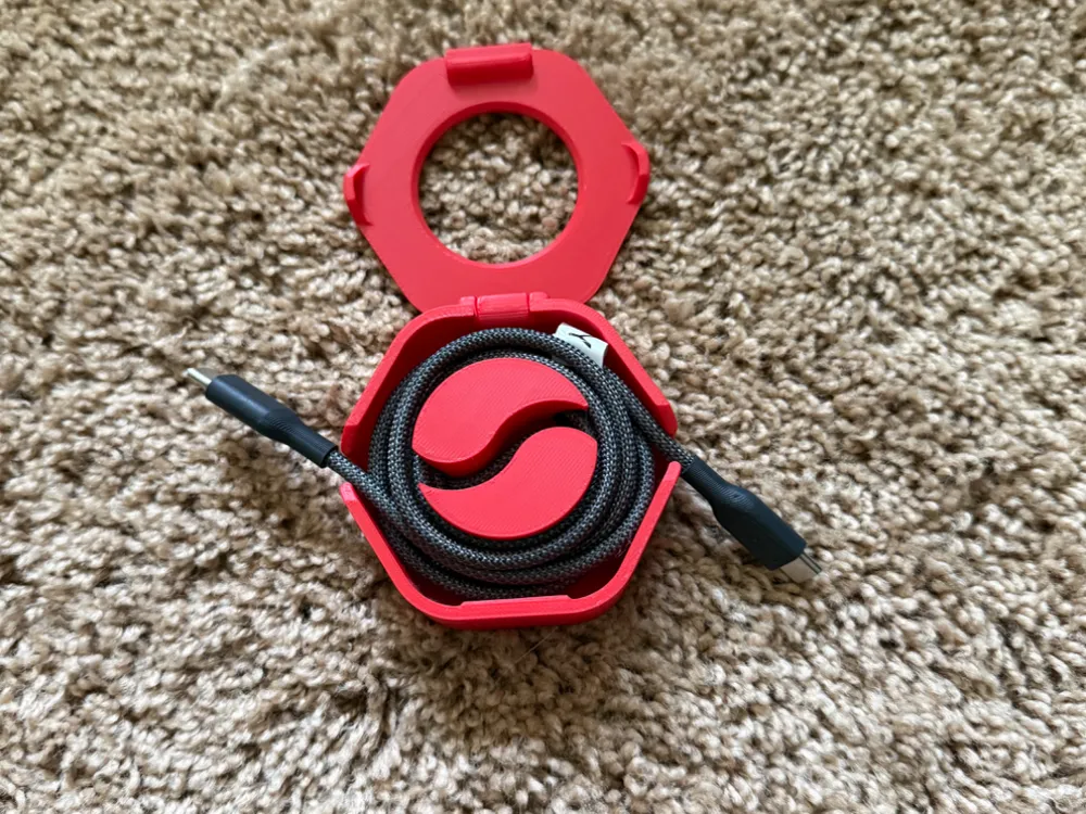 Charging Cord Spool - (Retractable) - Free 3D Print Model - MakerWorld