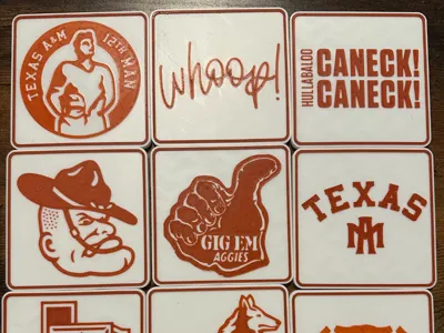 Texas A&M University Coaster Set